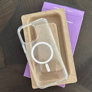 Clear Glitter iPhone Case with MagSafe